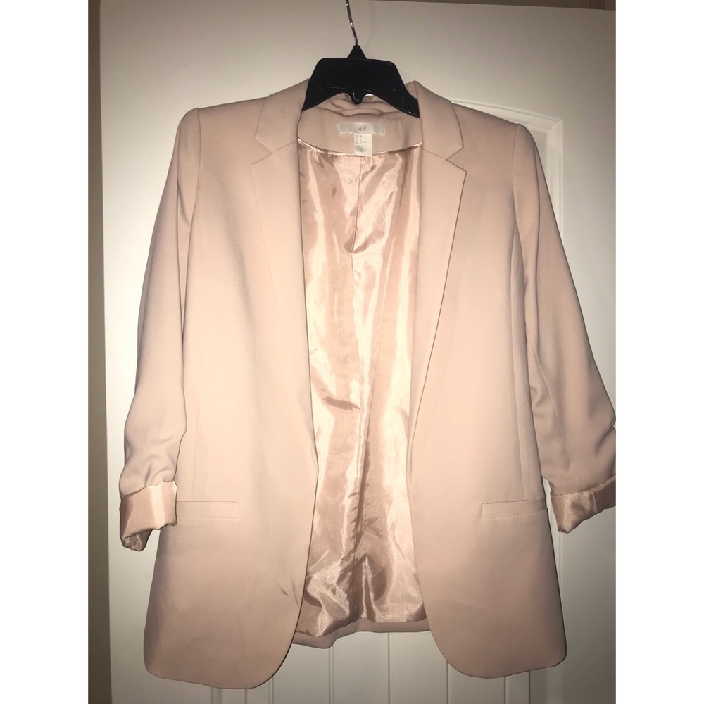 H&M pink blazer